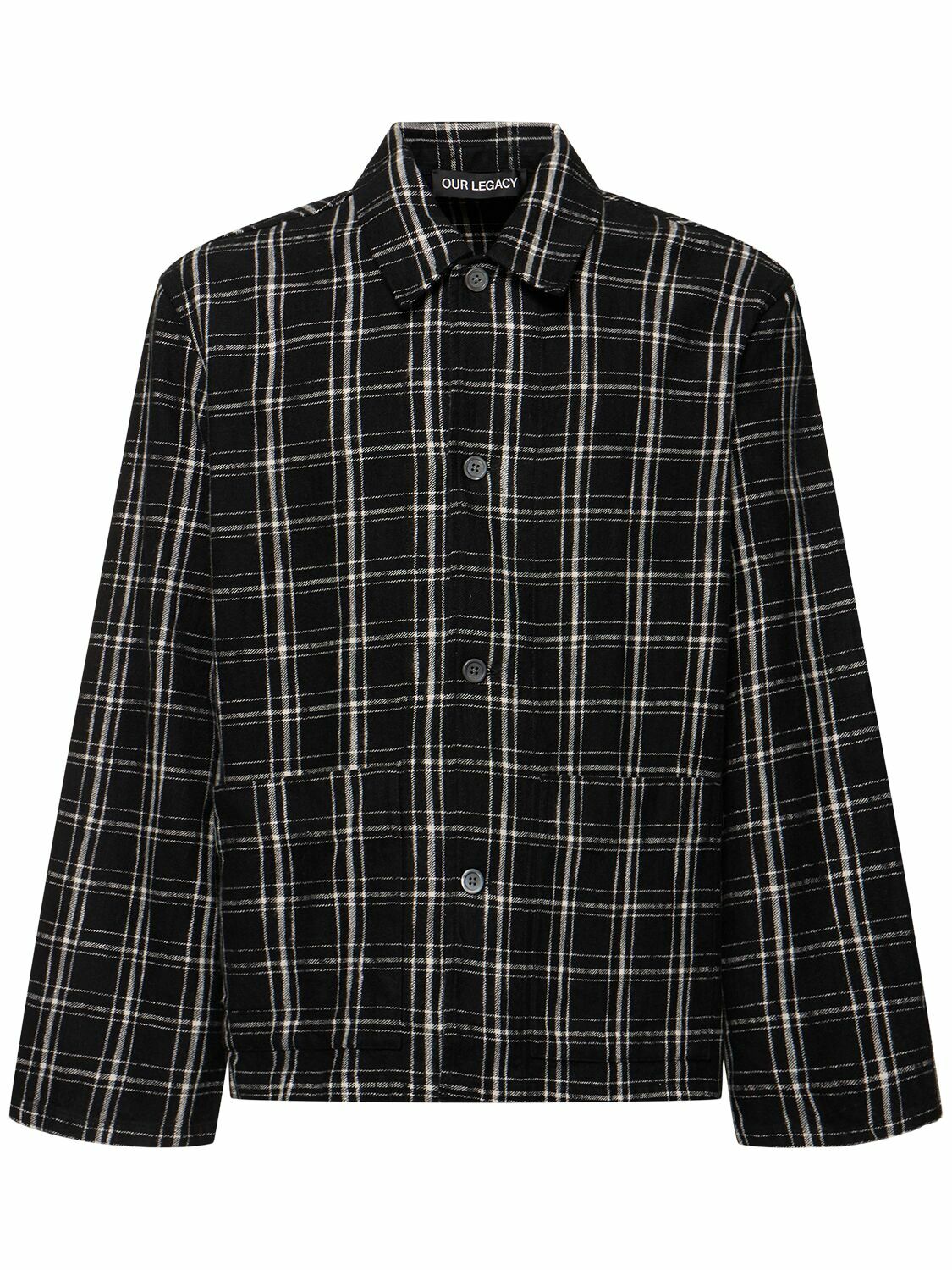 SC Subculture】WOOL CHECK SHIRT IVORY2