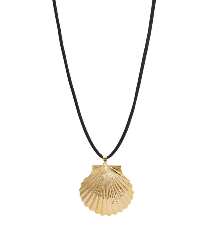 Photo: Jennifer Behr 18kt gold-plated pendant necklace