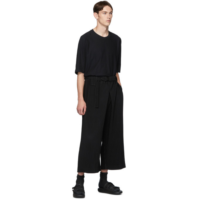 Homme Plisse Issey Miyake Black MC June Pleats Bottom 1 Trousers