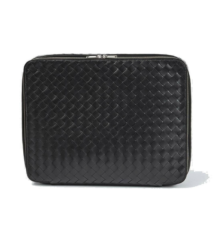 Photo: Bottega Veneta Intrecciato leather packing cube