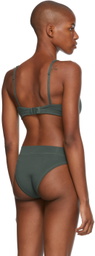 SKIMS Grey Cotton 2.0 Triangle Bralette