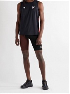 DISTRICT VISION - MR PORTER Health In Mind TomTom Tight Colour-Block Stretch Tech-Shell Shorts - Burgundy
