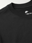 Nike - Sportswear Logo-Print Cotton-Jersey T-Shirt - Black