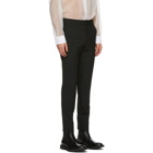 System Black Wool Tailored Trousers