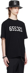 UNDERCOVER Black Embroidered T-Shirt