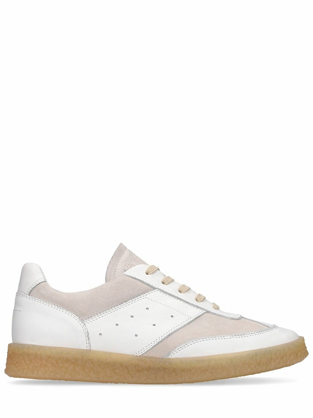 Photo: MM6 MAISON MARGIELA - 10mm Leather Sneakers