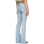 AMIRI Blue Skinny Flare Jeans