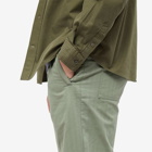 Wood Wood Men's Stanley Herringbone Trousers in Olive