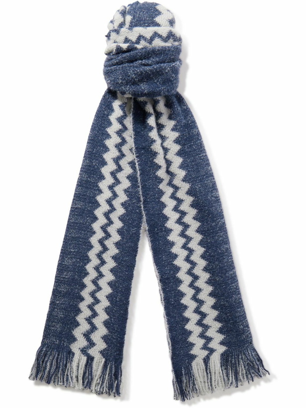 Photo: Missoni - Fringed Jacquard-Knit Scarf