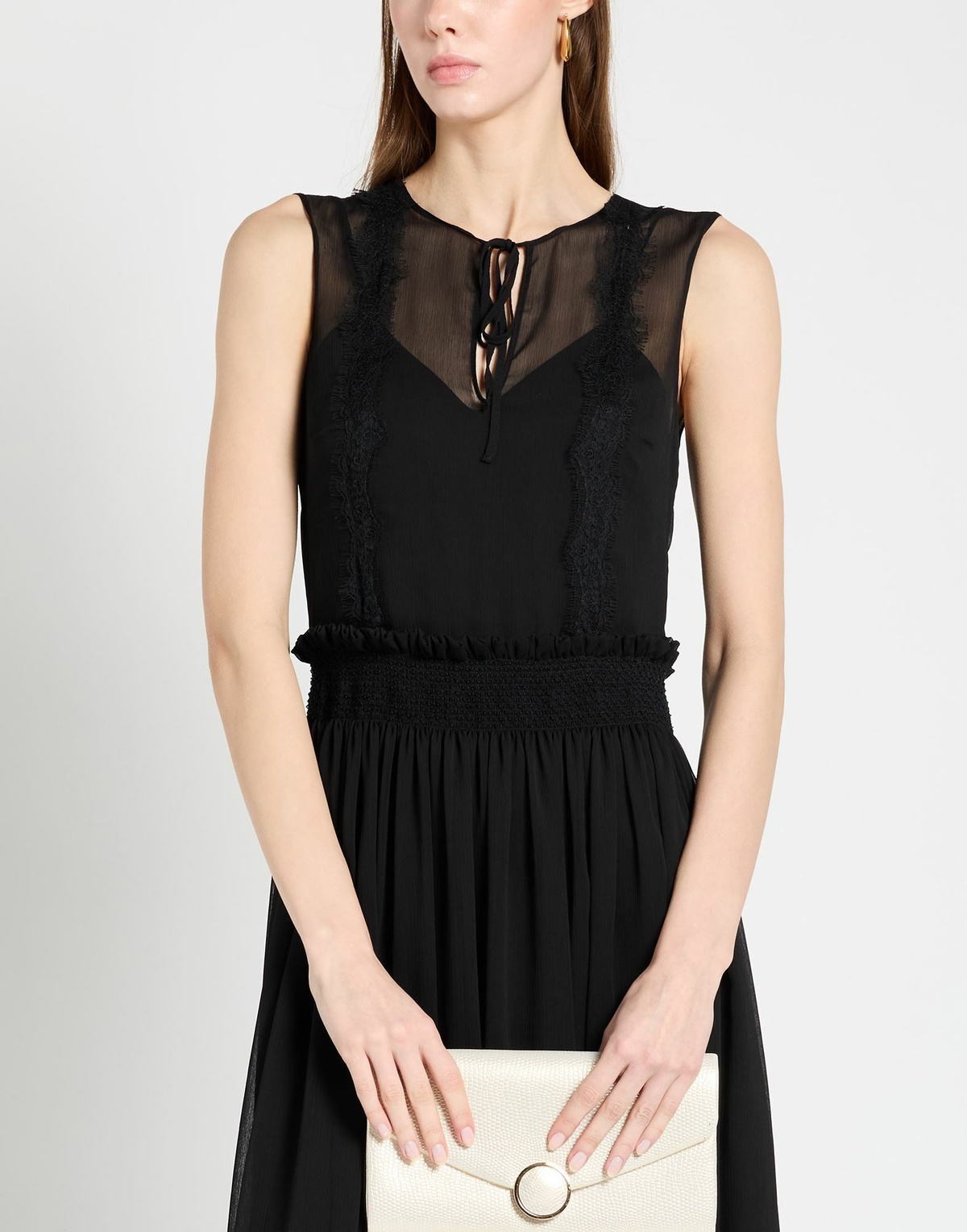 Manila Grace Womens Maxi dress in Black