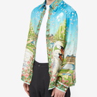 Casablanca Men's Love in Bloom Silk Shirt in Multi