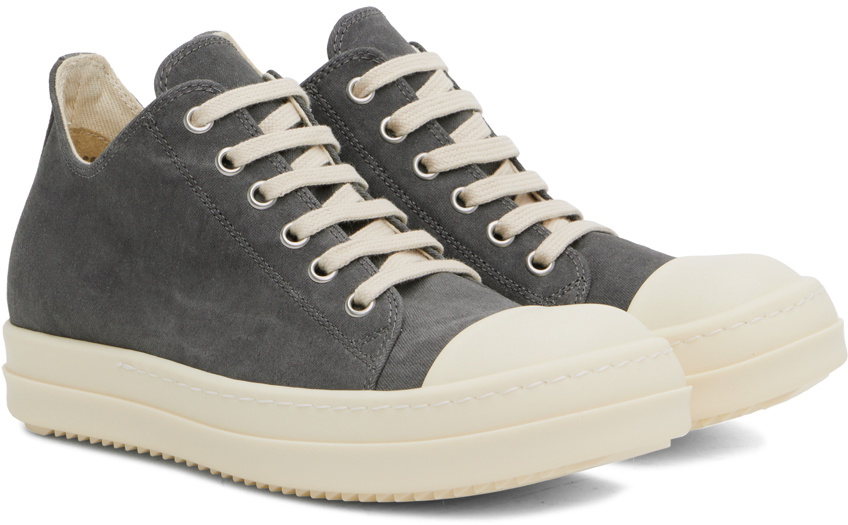 ◆Rick Owens◆グレー Porterville Sneaks スニーカー Gray Porterville Double Bumper Sneaks Sneakers by Rick Owens
