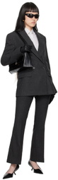 Ernest W. Baker Gray Flared Trousers