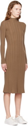 Hugo Brown Sharima Midi Dress