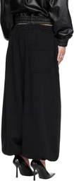 LU'U DAN Black Baggy Bontan Sweatpants