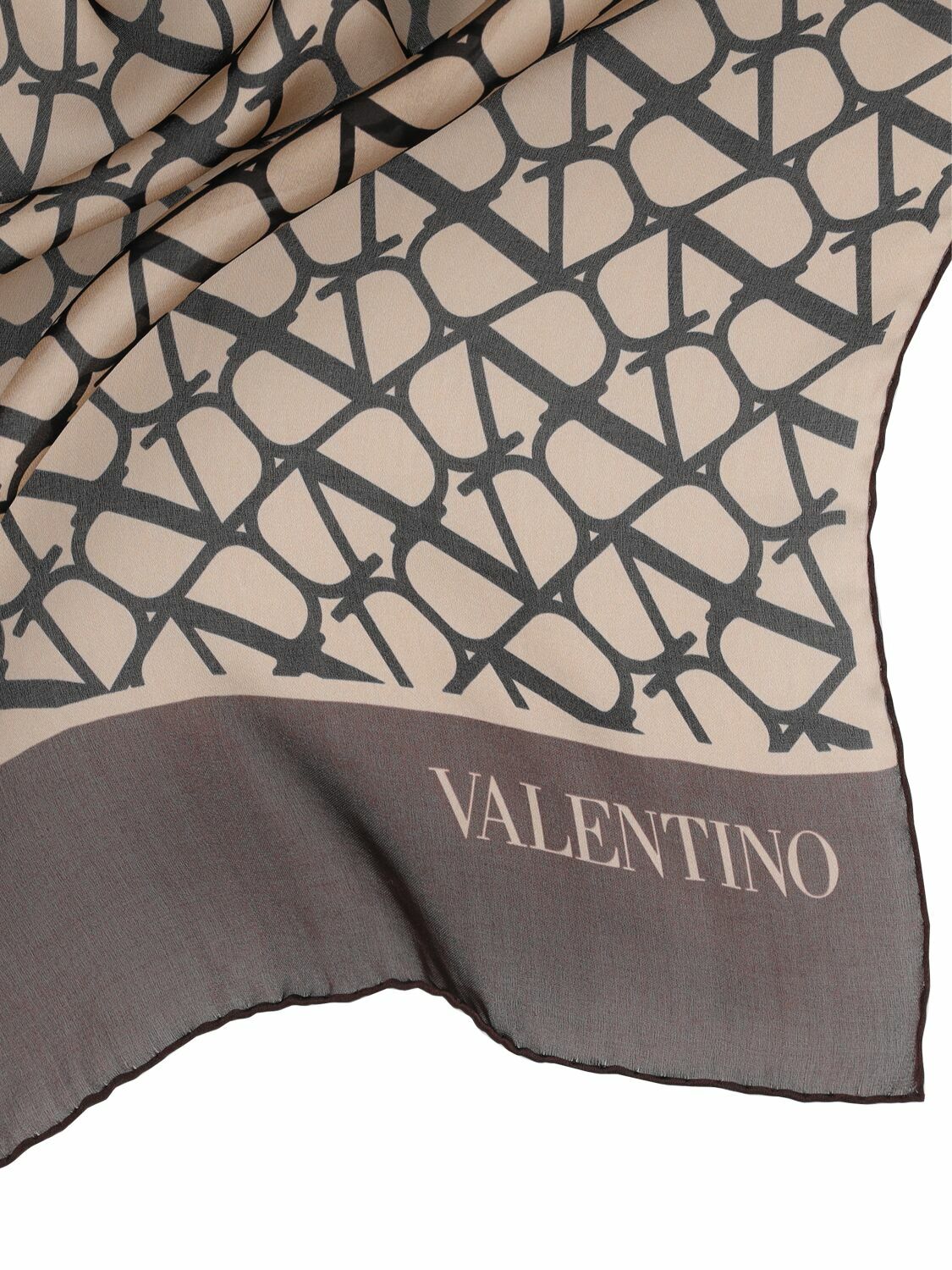 VALENTINO GARAVANI - Toile Iconographe Silk Twill Scarf
