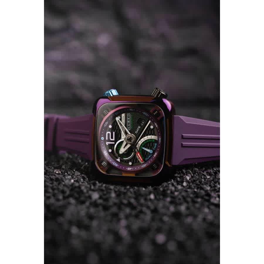 Nubeo Ecliptic Quartz Black Dial Mens Watch NB-6096-06