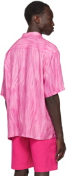 Stüssy Pink Printed Shirt