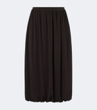 Vince Jersey midi skirt