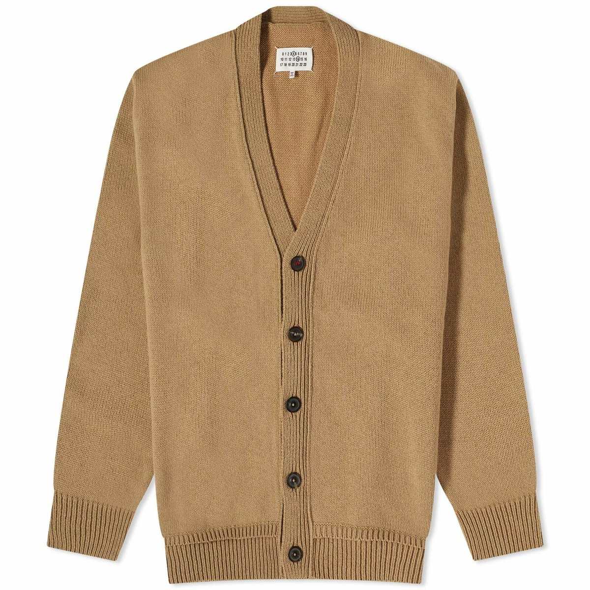 Maison Margiela 14 Classic Rib Knit Zip Cardigan Maison Margiela