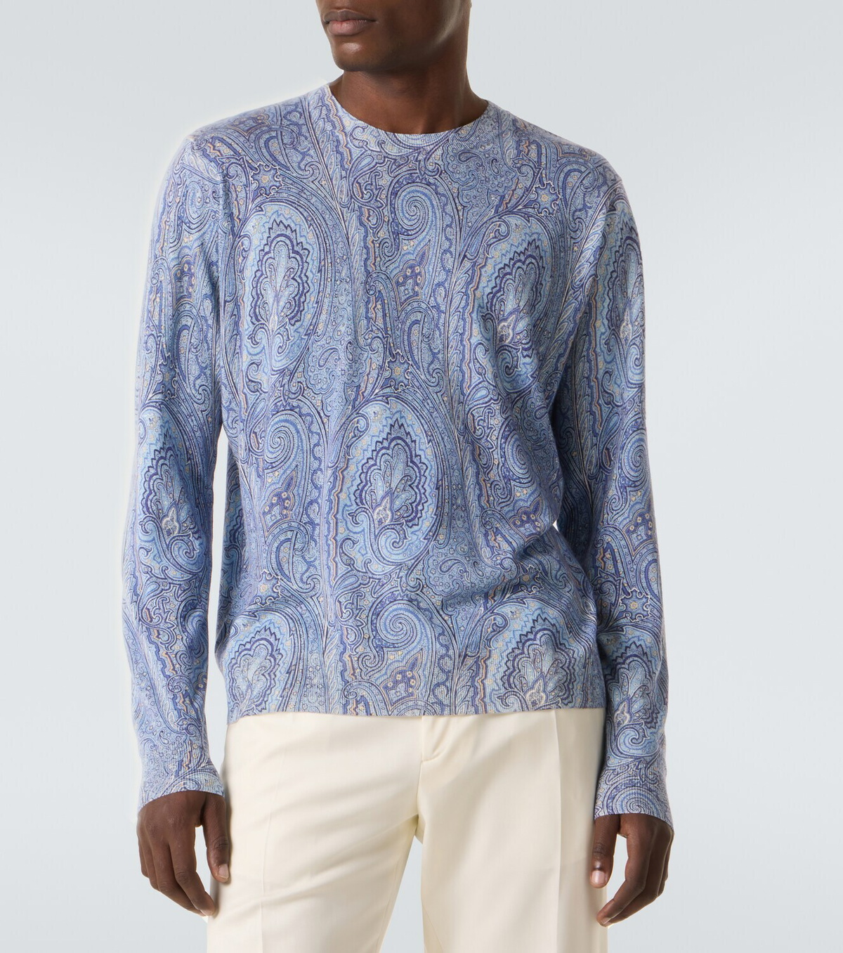Etro Paisley silk and cashmere sweater Etro