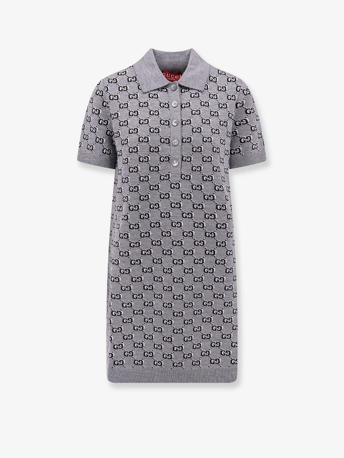 ワンピース Gucci DRESS IN FABRIC GG WITH CLAMP Gucci Black GG Macrame Lace Short Dress M | eBay