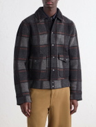 RRL - Raston Checked Wool Jacket - Gray