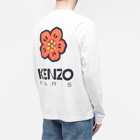 Kenzo Paris Men's Kenzo Boke Flower Long Sleeve T-Shirt in White