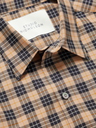 Studio Nicholson - Sorono Oversized Checked Cotton- Poplin Shirt - Brown