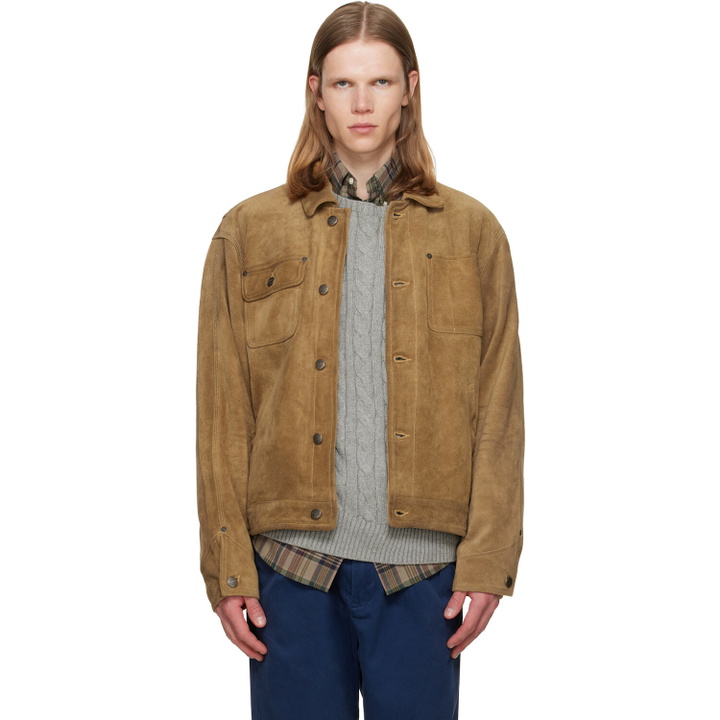 Photo: Polo Ralph Lauren Brown Suede Jacket