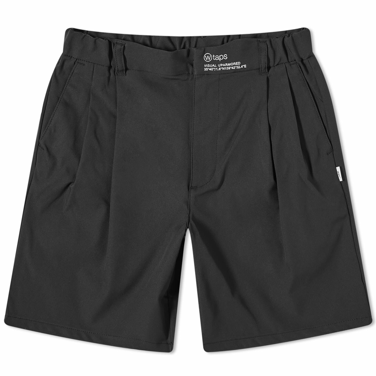 Photo: WTAPS Men's 11 Pleat Chino Shorts in Black
