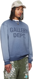 Gallery Dept. Blue Basic Crewneck Sweatshirt