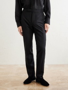 TOM FORD - Shelton Straight-Leg Stretch-Wool Trousers - Black