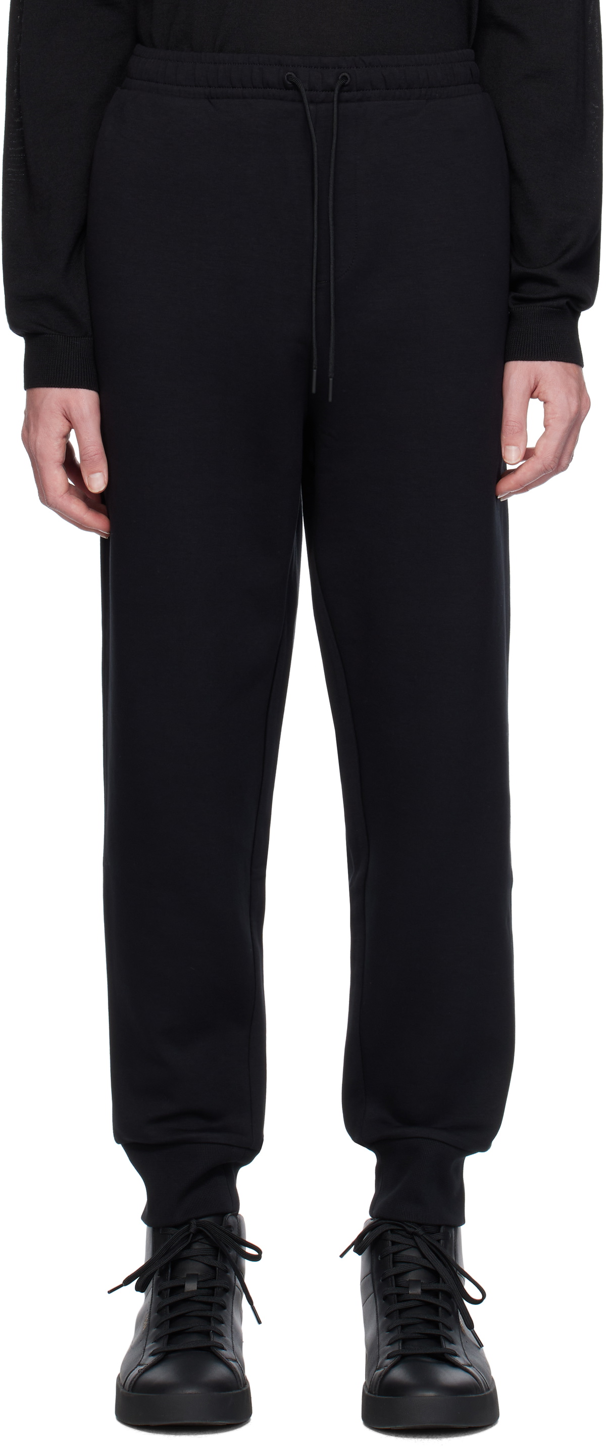 BOSS Black Logo Print Track Pants