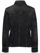 FERRAGAMO - Fitted Denim Shirt Jacket