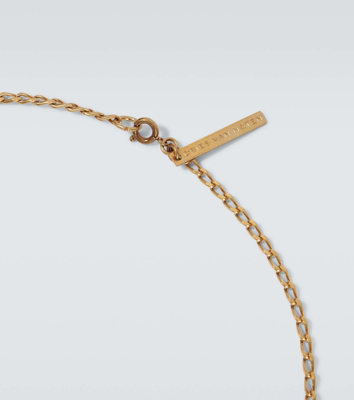 Dries Van Noten Gold-plated pendant necklace