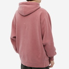 WTAPS Men's Blank 01 Washed Popover Hoody in Red