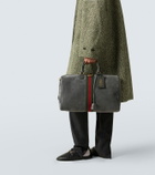 Gucci Gucci Savoy Medium suede duffel bag