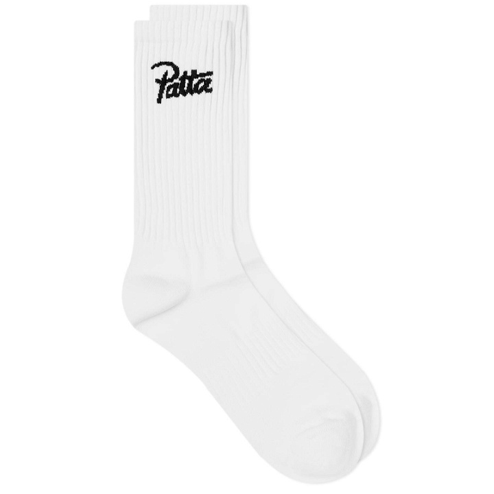 Photo: Patta Men's Sport Sock - 2 Pack in White