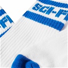 Sci-Fi Fantasy Men's Logo Sock in White