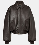 Balenciaga Round Taxi leather jacket