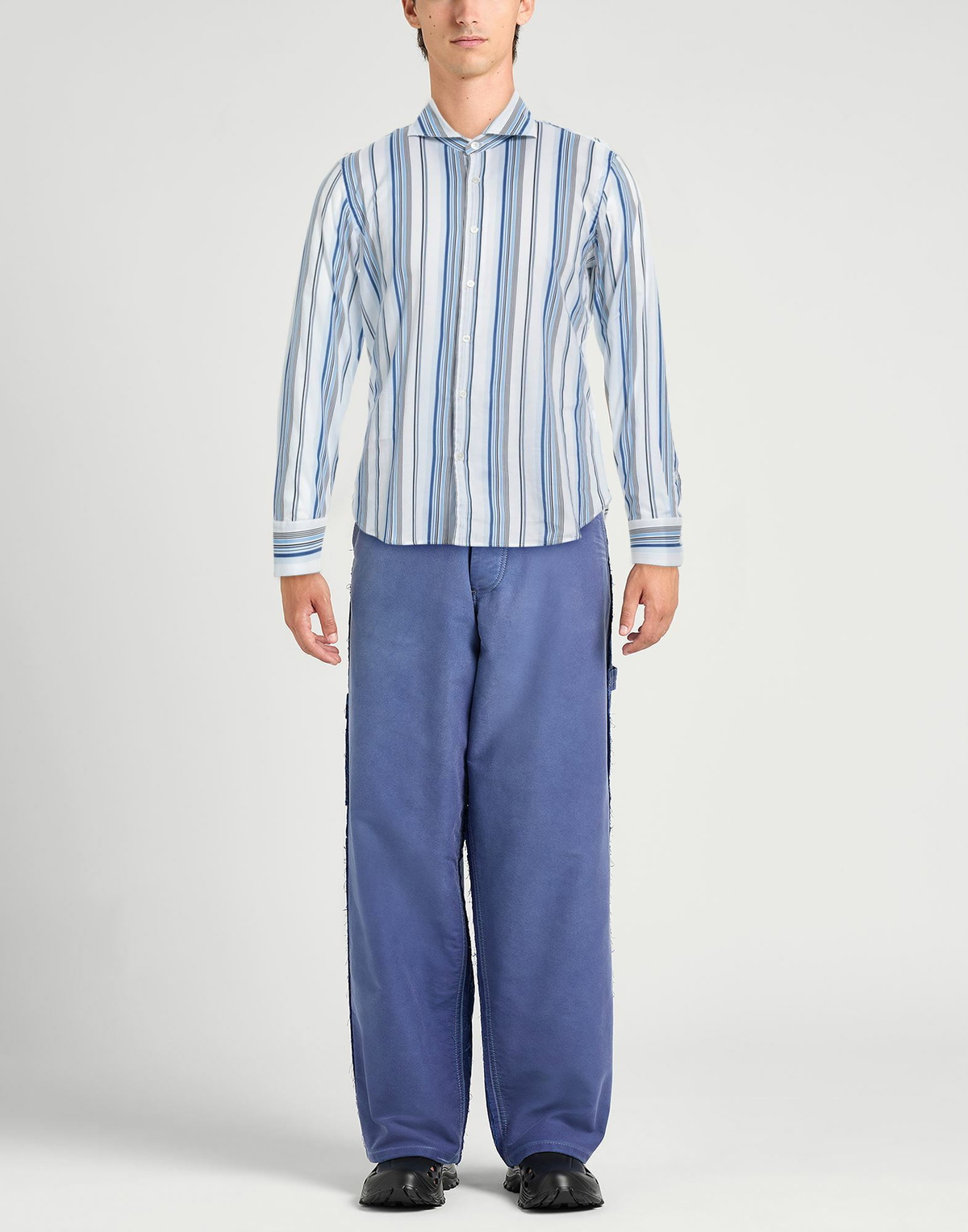 Fedeli Mens Shirt in Blue