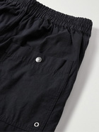 Marant - Niels Tapered Cotton-Poplin Trousers - Black