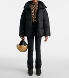 Goldbergh Leona leopard-print half-zip ski top