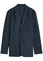 Percival Tailored Linen Blazer Navy