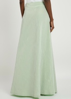 Bernadette Caswell Taffeta Maxi Skirt Multi Print