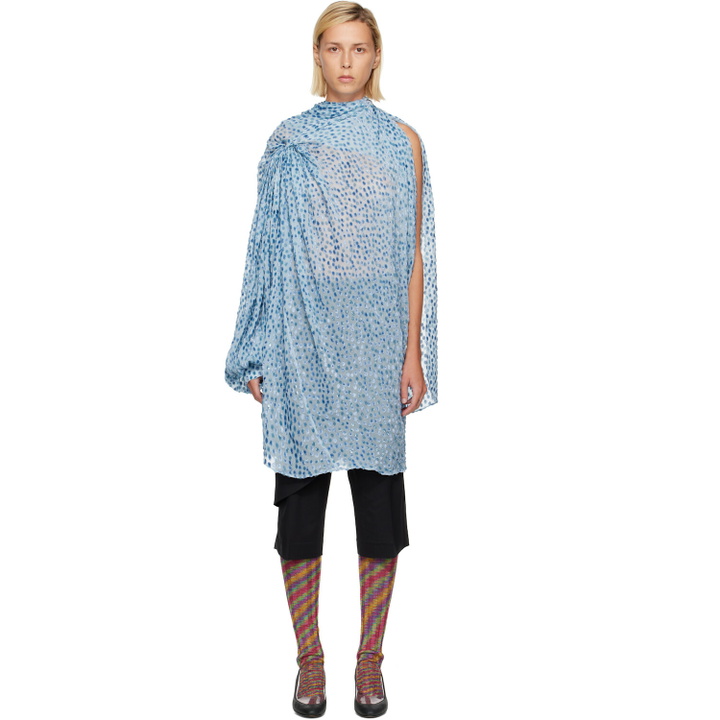 Photo: Kiko Kostadinov Blue Caspian Minidress