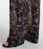 Dries Van Noten Printed wide-leg pants