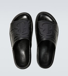 Burberry - Logo leather slides