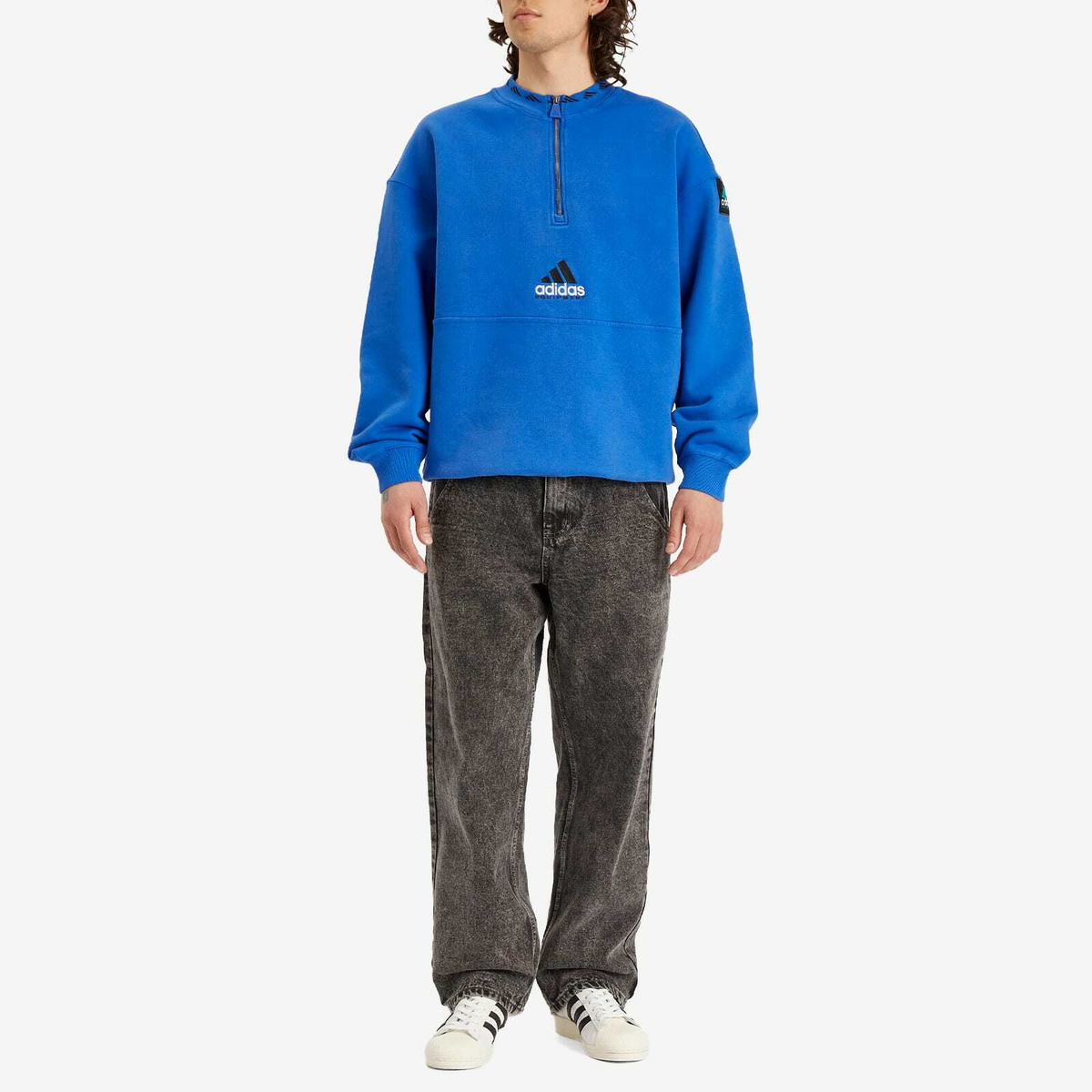 24AW人気【ADIDAS】EQT Fleece フード付きジップアップ 24AW人気【ADIDAS】EQT Fleece フード付きジップアップ